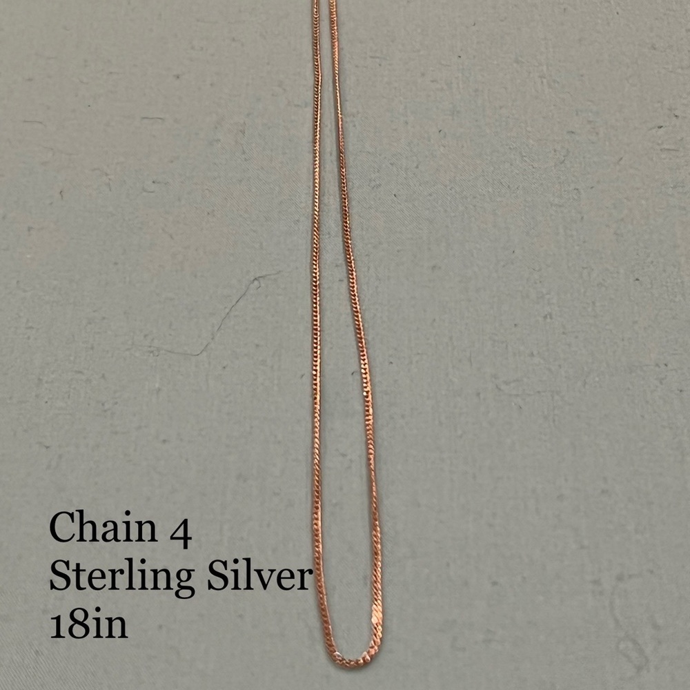 18 in Sterling Silver Chain